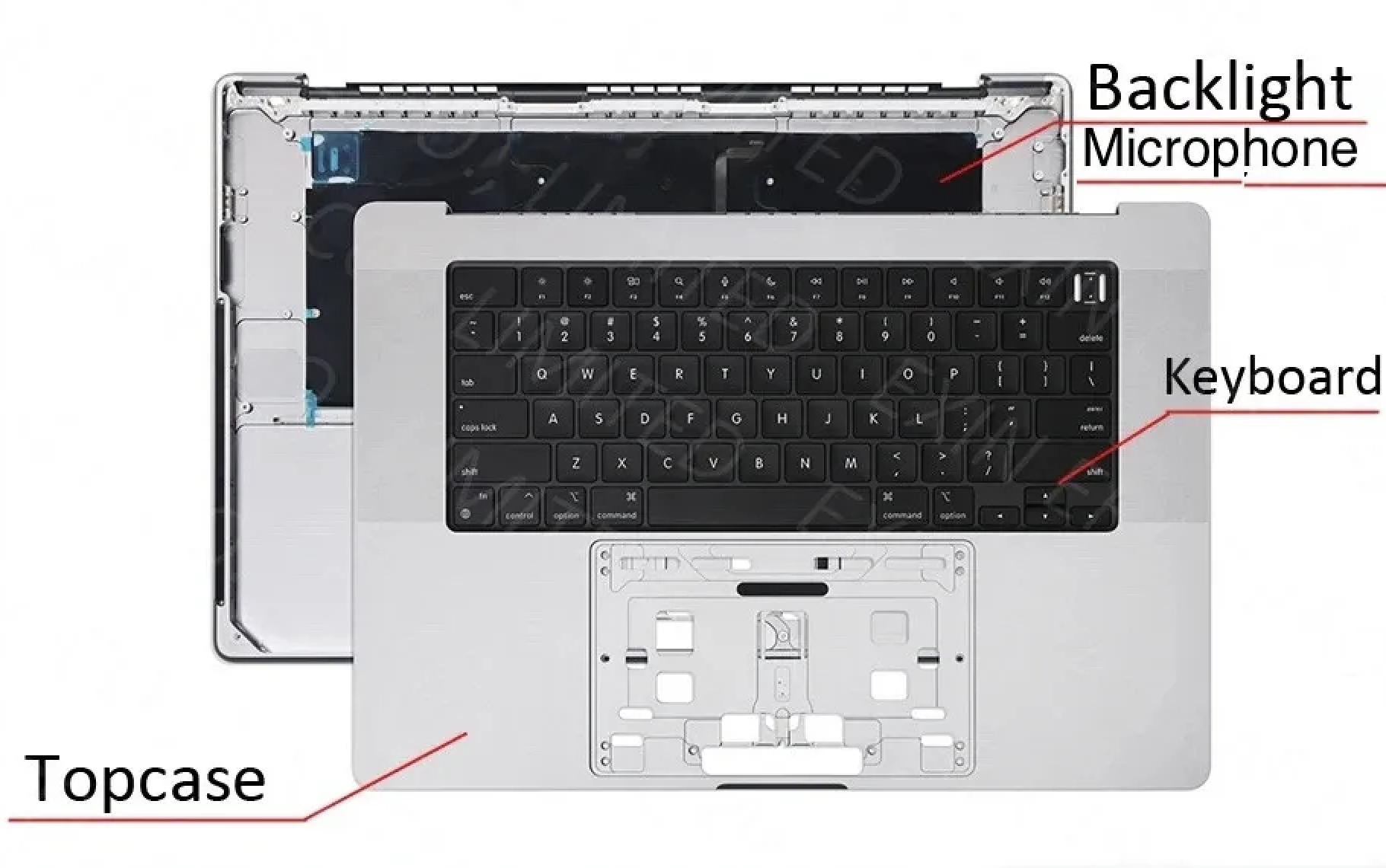Complete Top Case (No Battery) 661-2197